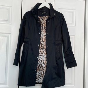 Guess black dress coat size M
